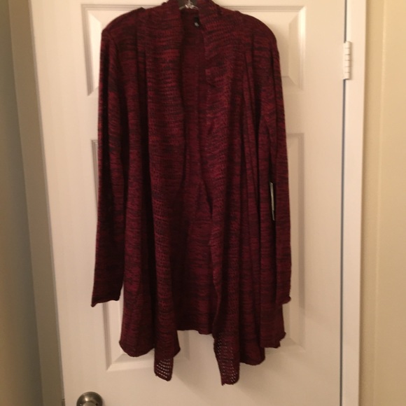 ♥️Cardigan Garnet/Blk