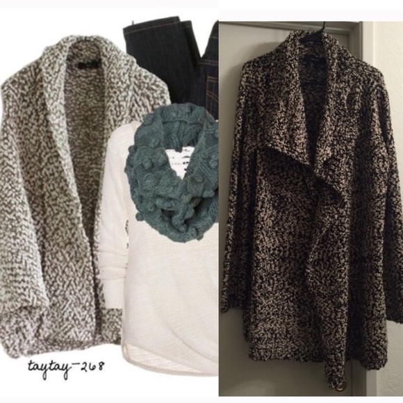 Forever 21 Sweaters - Lapel Chunky Soft Cardigan