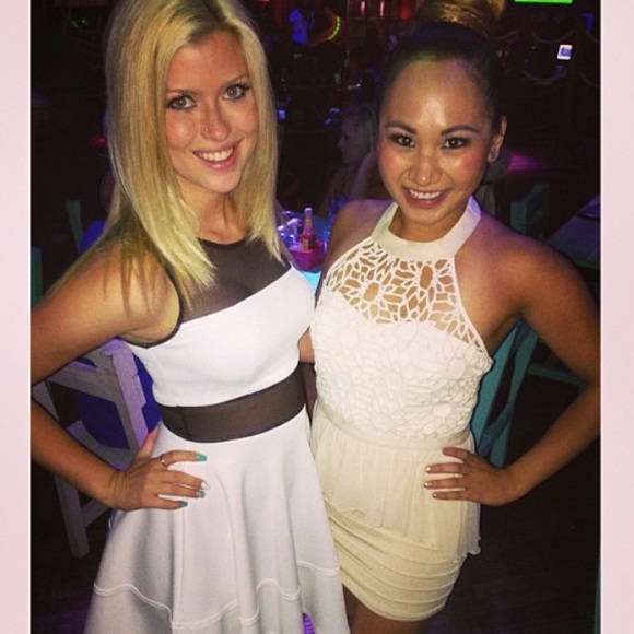 Cream Halter Dress - Picture 2 of 2