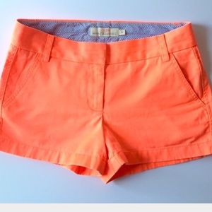 J. Crew Orange Chino Shorts