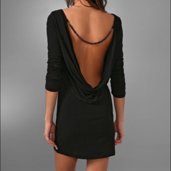 Nightcap x Carisa Rene black teardrop dress M