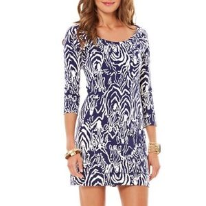 Zebra Terry Shift Dress