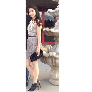 BCBG Ruffled Dress