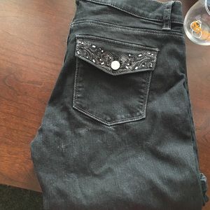 White House & Black Market Noir jeans