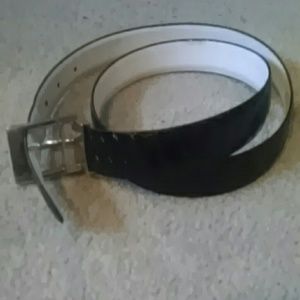 Black fashion belt