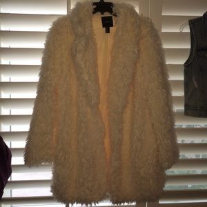 Faux fur coat