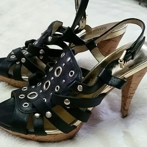 Micheal Kors sling back pumps.