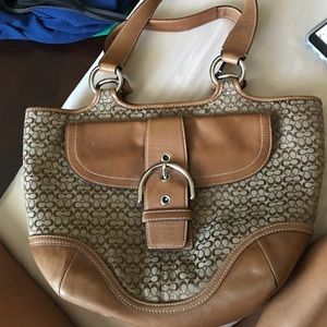 Coach signature soho tote