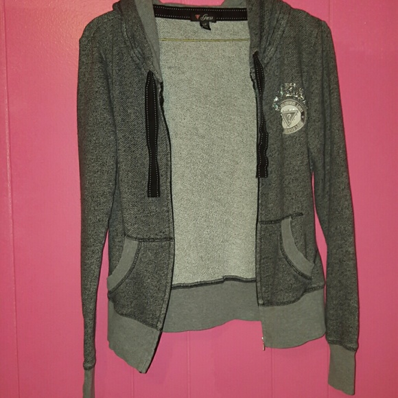 Gray guess hoodie - Picture 3 of 3