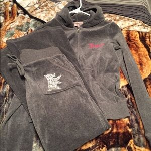 Juicy Couture sweatsuit.