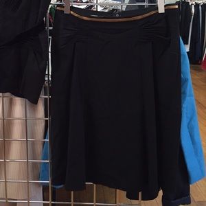 PRADA black & gold skirt