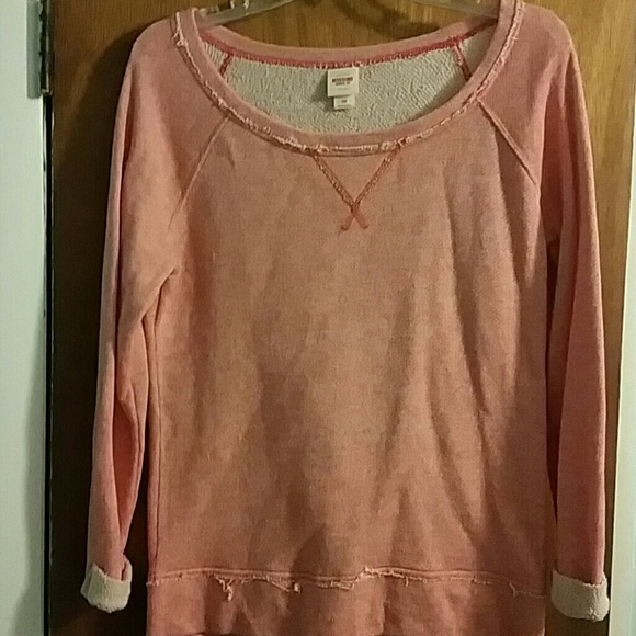 Pink sewn out sweater