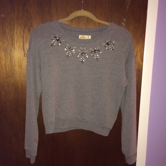 BRAND NEW Hollister embroidered jewl shirt