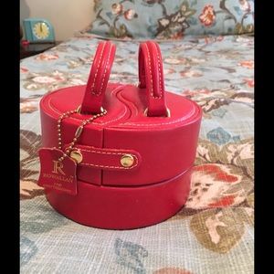 Rowallan Leather Traveling Jewelry Case