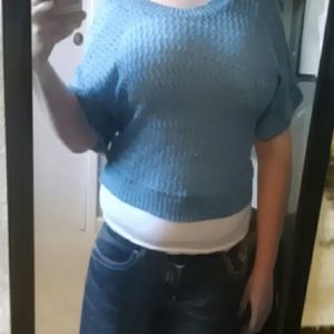 Blue sweater