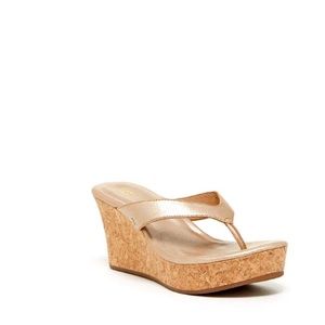 UGG Wedge Flip Flops size 9