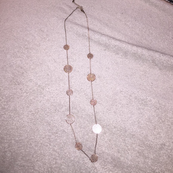 Gold long chain necklace - Picture 2 of 3