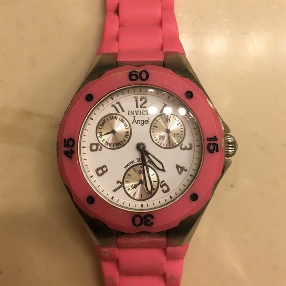 Hot Pink Invicta Angel Watch