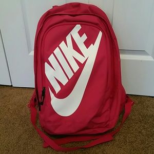 Pink Nike backpack