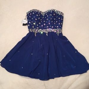 Gorgeous royal blue homecoming dress