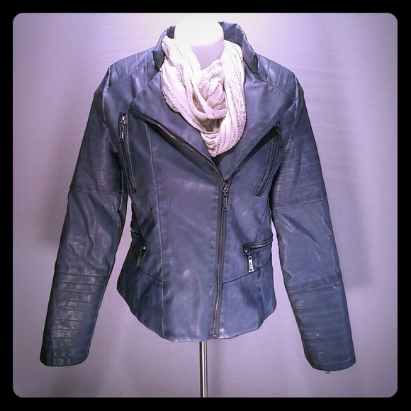 Jou Jou Jackets & Blazers - BEAUTIFUL JOU JOU FAUX LEATHER SIZE l