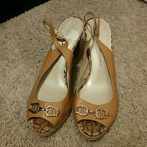 Yellow Tan wedges