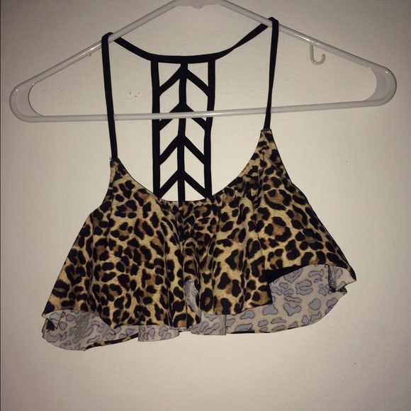 xs cheetah vs pink swim, cut out back