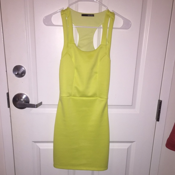 Yellow Lulus Dress size Small