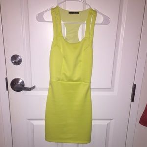 Yellow Lulus Dress size Small