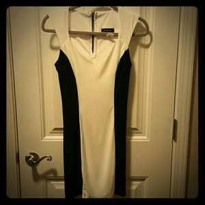 Black and White cocktail dress