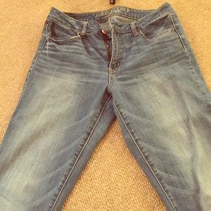 Size 10 American Eagle High Rise Skinny Jeggings