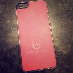 Pink Michael Kors iPhone 5 case