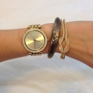 Alexis Bittar Lucite Rhinestone Bangle