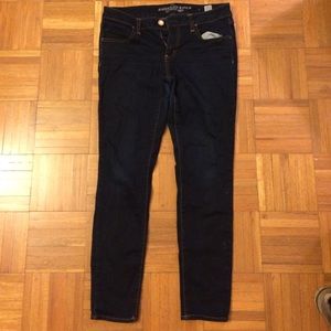 American eagle jeans size 10 dark wash