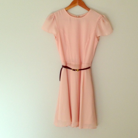 ASOS Dresses & Skirts - ASOS Peach Chiffon Dress