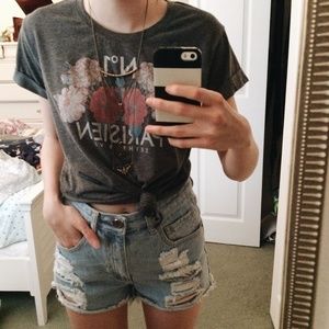 Floral Graphic Tee Shirt