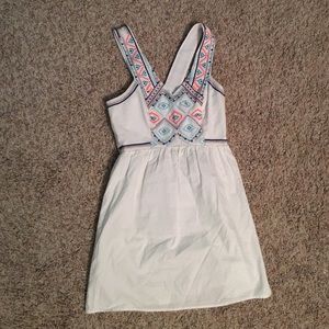 White American eagle dress