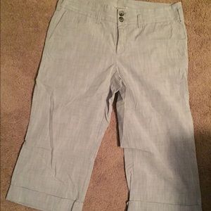 Banana republic capris, only one twice