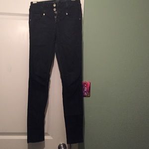Almost Famous high waisted button up jeans