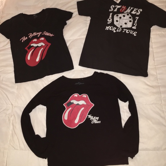 Super cute Rolling Stones band tee bundle! ❤️