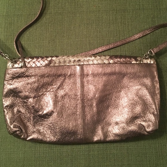 Beautiful bronze Elliot Lucca fold over bag - Picture 2 of 4
