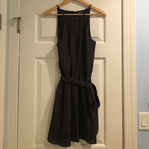 Grey sleeveless dress