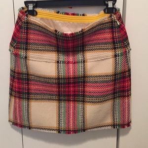 ❗️sale! J.Crew Tartan Plaid Wool Skirt