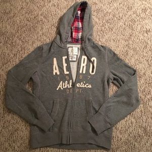Aeropostale zip up hooded sweatshirt.
