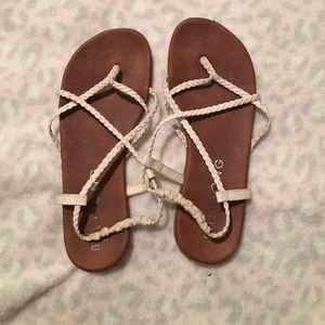 Billabong white sandals