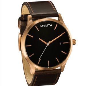 **ON HOLD** MVMT Rose Gold/Brown Leather Watch