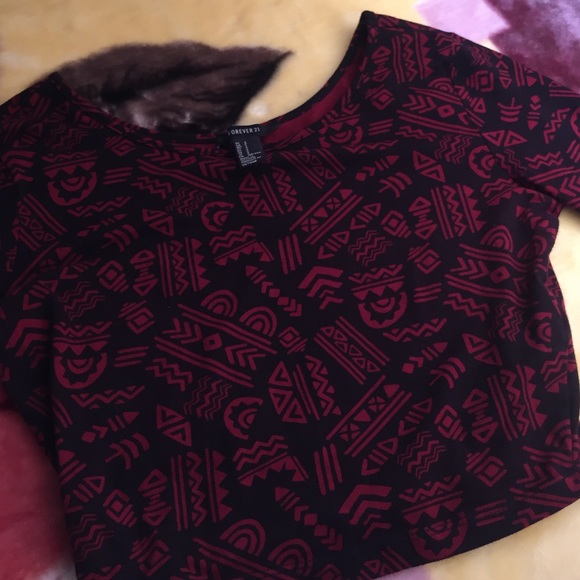 Long sleeve crop top