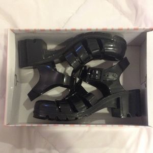 Black Jelly Shoes