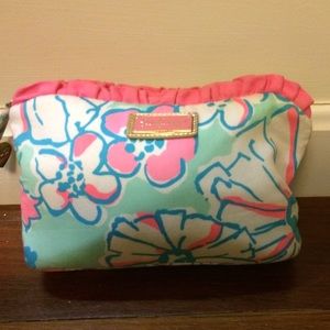 Lilly pulitzer cloth makeup pouch