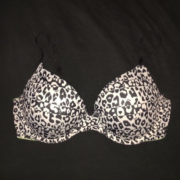 Victoria's Secret "PINK" B&W Cheetah Print Bra